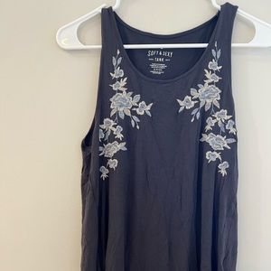 Super soft embroidered American eagle tank - Do not fit into anymore